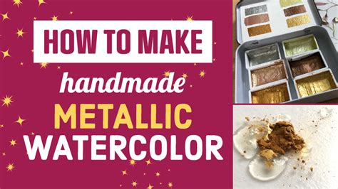 metallic watercolor paint instructions